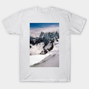 Chamonix Aiguille du Midi Mont Blanc Massif France T-Shirt